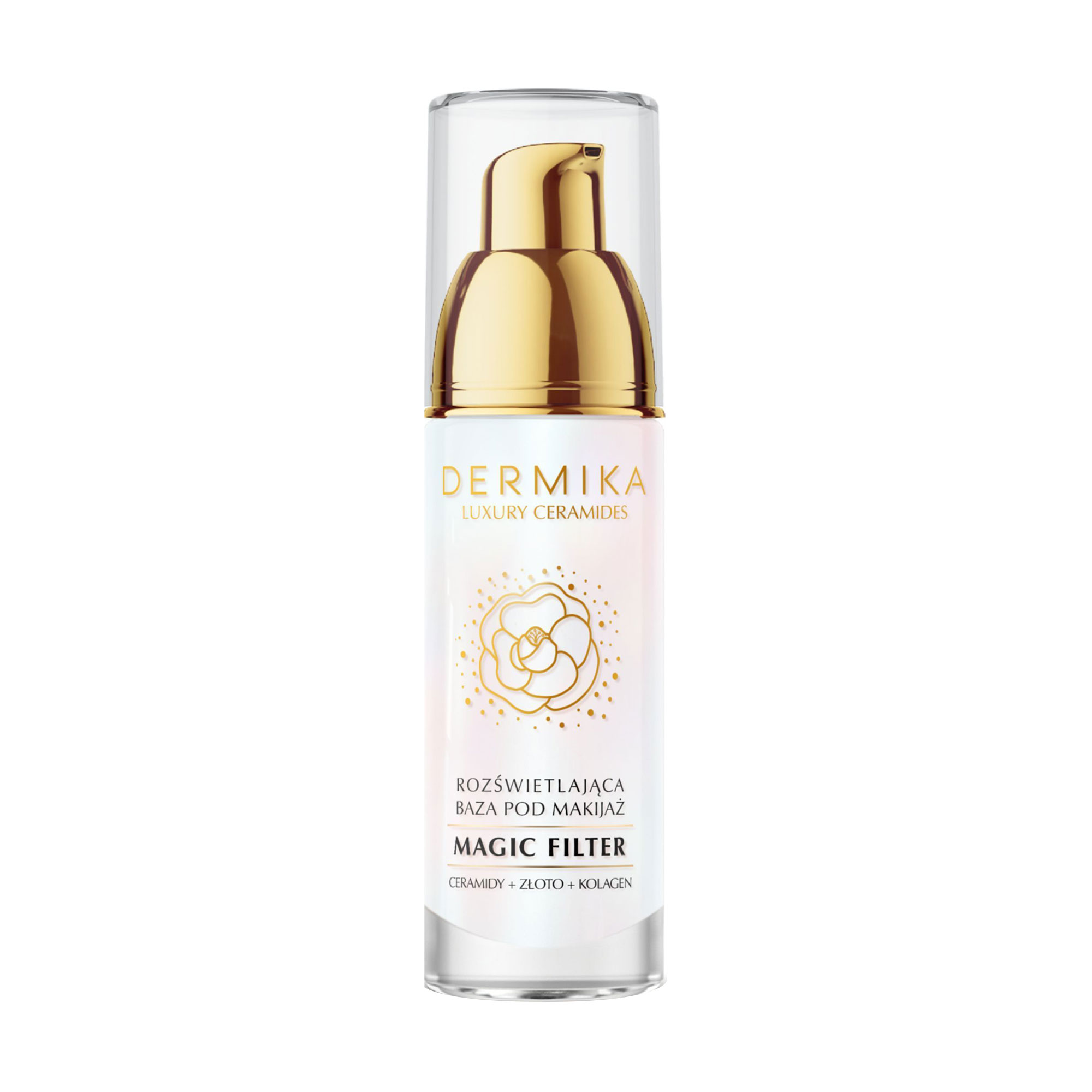 Освітлювальна основа під макіяж Dermika Luxury Ceramides Magic Filter, 30 мл